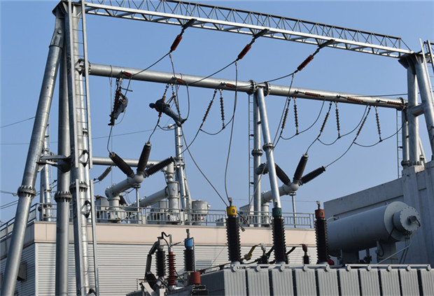 electric substation structure gantry
